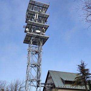 Jakub Kotzot na vrcholu Malý Javorový (4.3.2023 12:50)