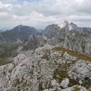 Martin Horáček na vrcholu Milošev tok (15.8.2023 12:07)