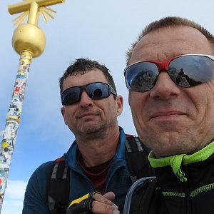Divočák na vrcholu Zugspitze (13.8.2022 11:30)
