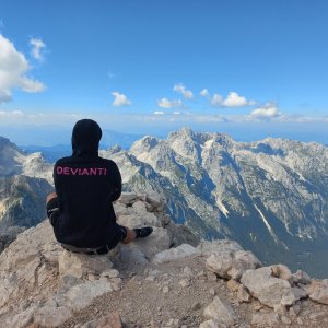 Petr Snížek na vrcholu Triglav (20.7.2022 14:56)