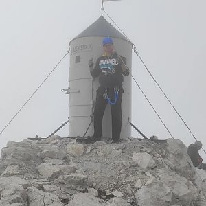 Jiří Hudec na vrcholu Triglav (2.10.2021 14:35)