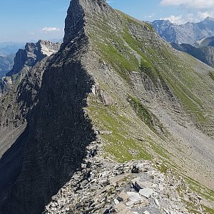 michal čech na vrcholu Vorder Grauspitz (12.8.2018 13:15)