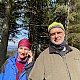 Ivana a Petr Kadovi na vrcholu Polana - hřeben Z (22.3.2023 11:58)