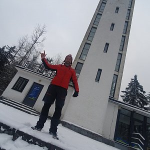 Libor Morong na vrcholu Suur Munamägi (19.11.2022 8:05)