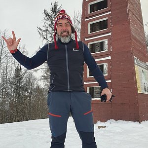 Libor Morong na vrcholu Gaiziņkalns (19.11.2022 11:16)
