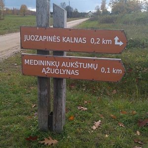 michalzhor na vrcholu Aukštojas (26.10.2018 9:00)