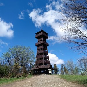 Jaroslav Macura na vrcholu Velký Javorník (26.4.2025 11:35)