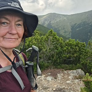 Anna na vrcholu Holý vrch (27.6.2022)