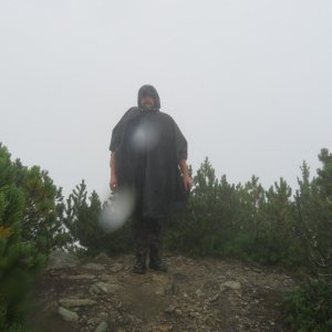 Daniel Ledl na vrcholu Holý vrch (6.8.2023 11:51)