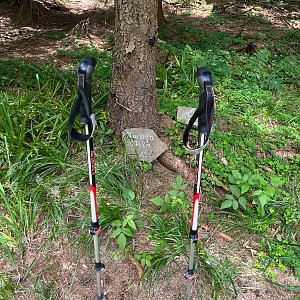 Radka D na vrcholu Ropice - V (13.8.2023 14:05)