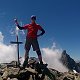 Petr Papcun na vrcholu Rocca Bianca (7.7.2016 13:00)