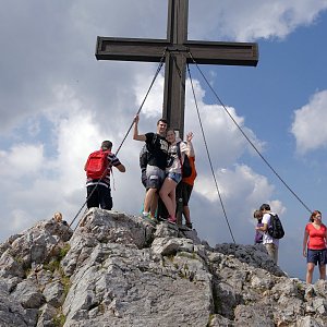 Jiří Králík na vrcholu Hochlantsch (10.9.2016 12:23)