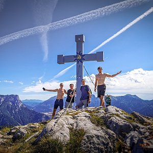 Jiří Králík na vrcholu Hochblaser (26.8.2020 14:11)