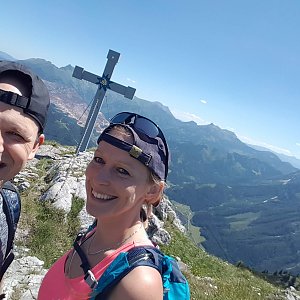 Michaela Karásková na vrcholu Hochblaser (28.6.2019 14:25)