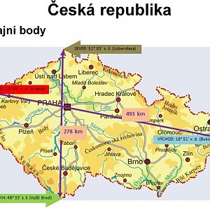 Krajní body ČR