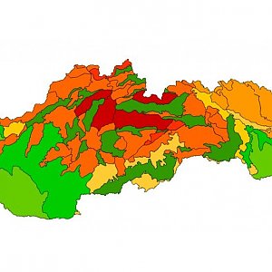 Najvyššie body geomorfologických celkov Slovenska